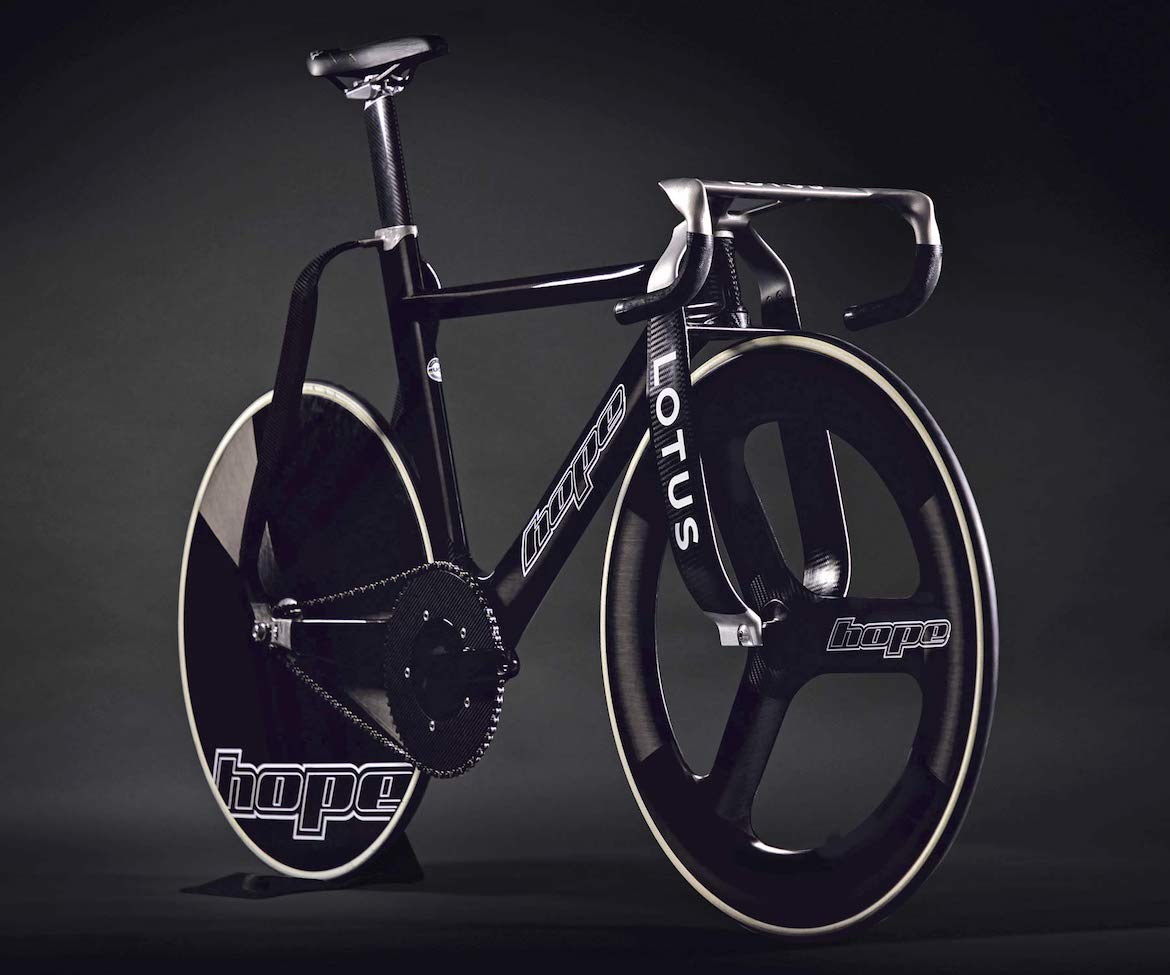 Hope-HB-T-Olympic-carbon-track-bike_3D-printed-titanium_unique-Lotus-designed-wide-legged-lightweight-track-bike_angled-front.jpg